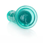 REALROCK 25 cm Straight Dildo - Turquoise - Turquoise 25 cm (10'') Dong