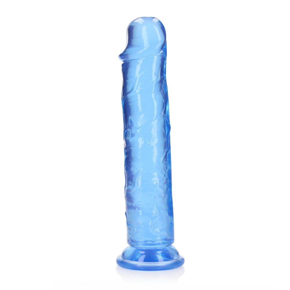 REALROCK 28 cm Straight Dildo - Blue - Blue 28 cm (10'') Dong