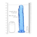 REALROCK 28 cm Straight Dildo - Blue - Blue 28 cm (10'') Dong