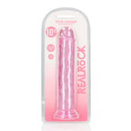 REALROCK 28 cm Straight Dildo - Pink - Pink 28 cm (10'') Dong
