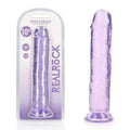 REALROCK 28 cm Straight Dildo - Purple - Purple 28 cm (10'') Dong