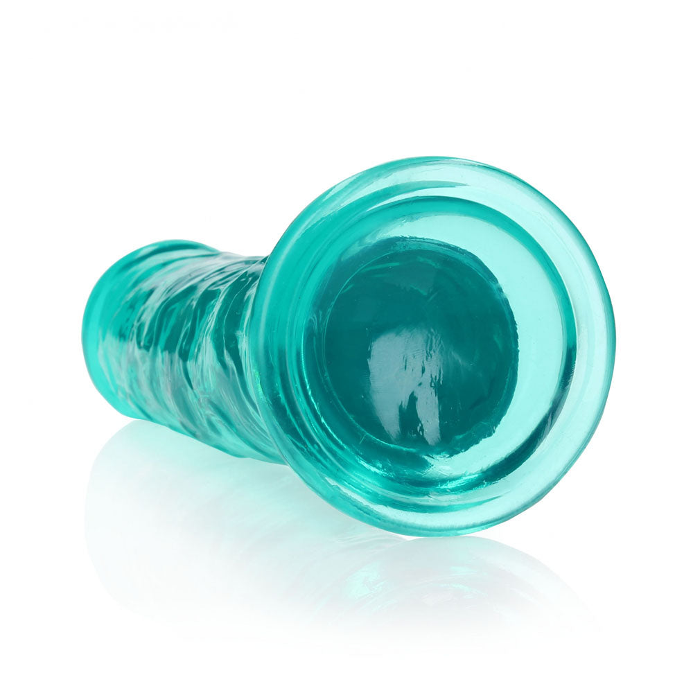 REALROCK 28 cm Straight Dildo - Turquoise - Turquoise 28 cm (10'') Dong