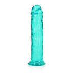 REALROCK 31 cm Straight Dildo - Turquoise - Turquoise 31 cm (11'') Dong