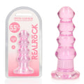REALROCK 14 cm Curvy Anal Plug - Pink - Pink 14 cm (4.5'') Butt Plug
