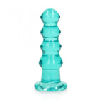 REALROCK 14 cm Curvy Anal Plug - Turquoise - Turquoise 14 cm (4.5'') Butt Plug