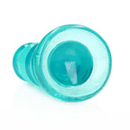 REALROCK 14 cm Curvy Anal Plug - Turquoise - Turquoise 14 cm (4.5'') Butt Plug