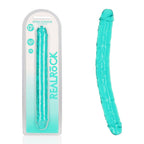 REALROCK 34 cm Double Dong - Turquoise - Turquoise 34 cm (14'') Double Dong