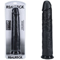 REALROCK 38cm Extra Long Dildo - Black - Black 38 cm (15'') Extra Long Dong