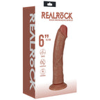 REALROCK 15cm Vibrating Cock - Tan - Tan 15.2 cm (6'') USB Rechargeable Vibrating Dong
