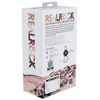 REALROCK Metal Head 7'' Rechargeable Dildo - Tan - Tan 19 cm USB Rechargeable Vibrating Dildo with Metal Head and Wireless Remote