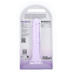 REALROCK Realistic 5'' Dildo - Purple - Purple 12.7 cm Dildo