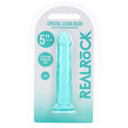 REALROCK Realistic 5'' Dildo - Turquoise - Turquoise 12.7 cm Dildo