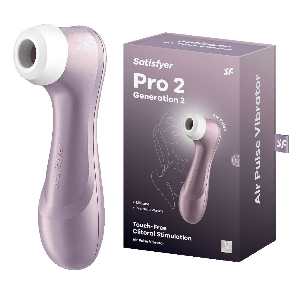 Satisfyer Pro 2 - Purple - Touch-Free USB-C Rechargeable Clitoral Stimulator