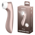 Satisfyer Pro 2+ Rose Gold - Rose Gold Touch-Free USB-C Rechargeable Clitoral Stimulator with Vibration
