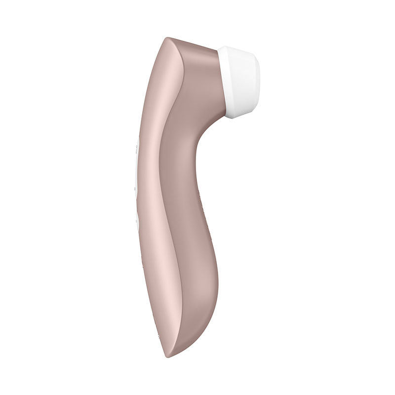 Satisfyer Pro 2+ Rose Gold - Rose Gold Touch-Free USB-C Rechargeable Clitoral Stimulator with Vibration