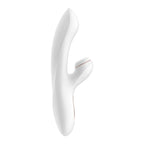 Satisfyer Pro + G-Spot - White - White 22 cm USB Rechargeable Rabbit Vibrator with Touch-Free Clitoral Stimulator