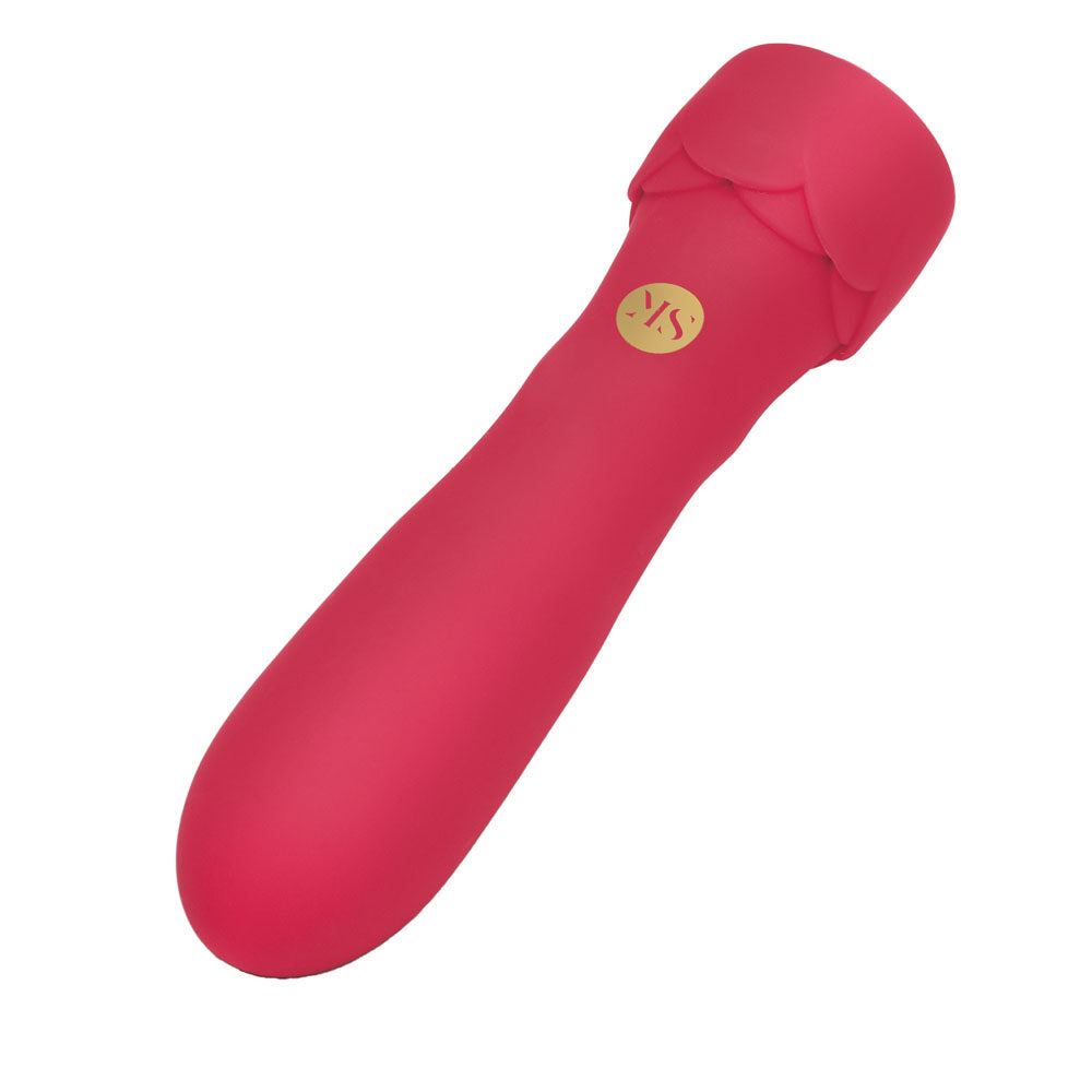 Secret Kisses ROSEGASM Floral Boost Bullet - Red 10.8 cm USB Rechargeable Bullet