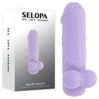 Selopa BALLSY BULLET - Purple 9.2 cm USB Rechargeable Bullet