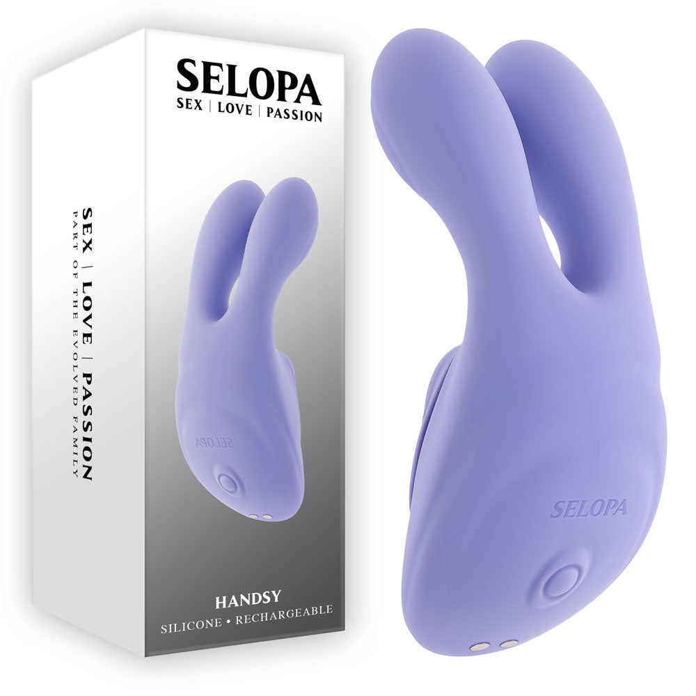 Selopa HANDSY - Purple USB Rechargeable Layon Stimulator
