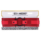 S&M Exs & Ohs Bound and Belted - Red Bondage Belt