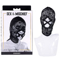 Sex & Mischief Lace Hush Hood - Black Hood