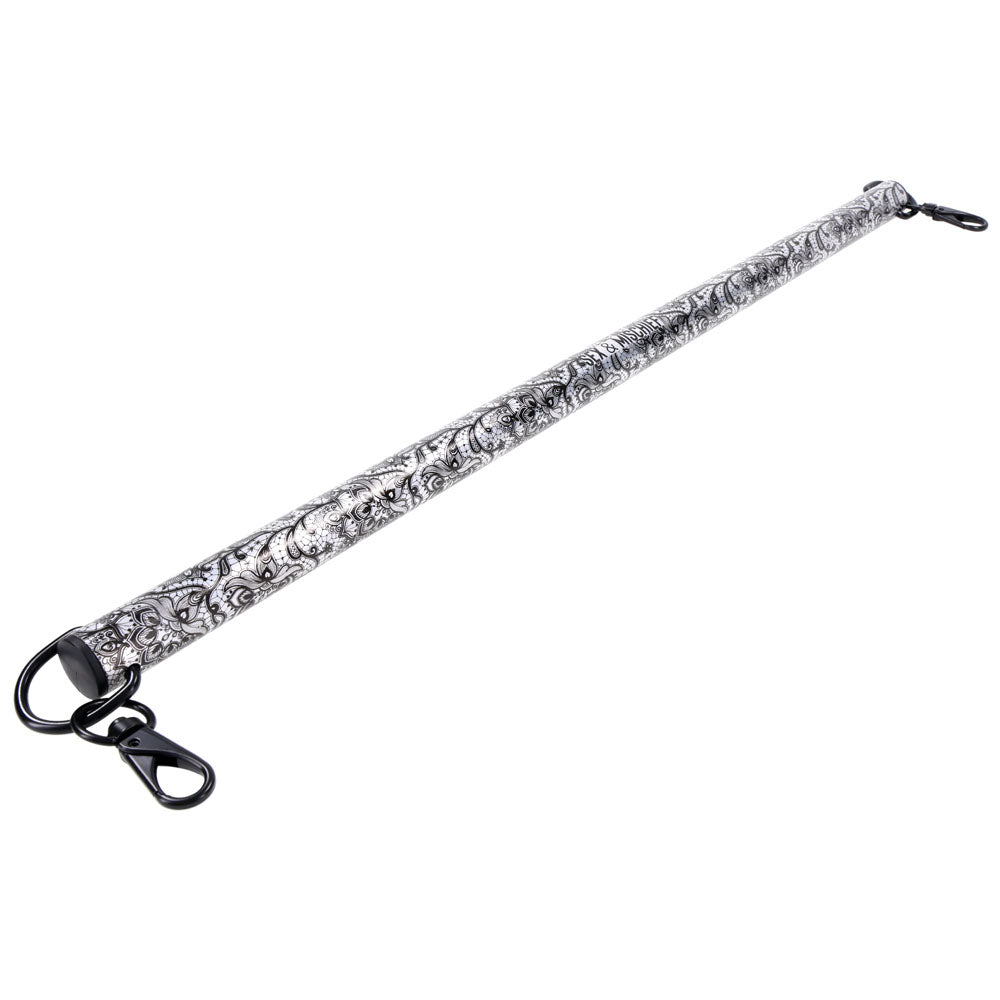 Sex & Mischief Lace Spreader Bar - Aluminium Restraint Bar
