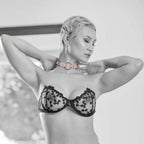 Sex & Mischief Peaches n CreaMe Ring Day Collar - Peach Bondage Collar