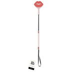 Sex & Mischief Peaches n CreaMe Kiss Crop - Peach Lip Tipped Crop Whip