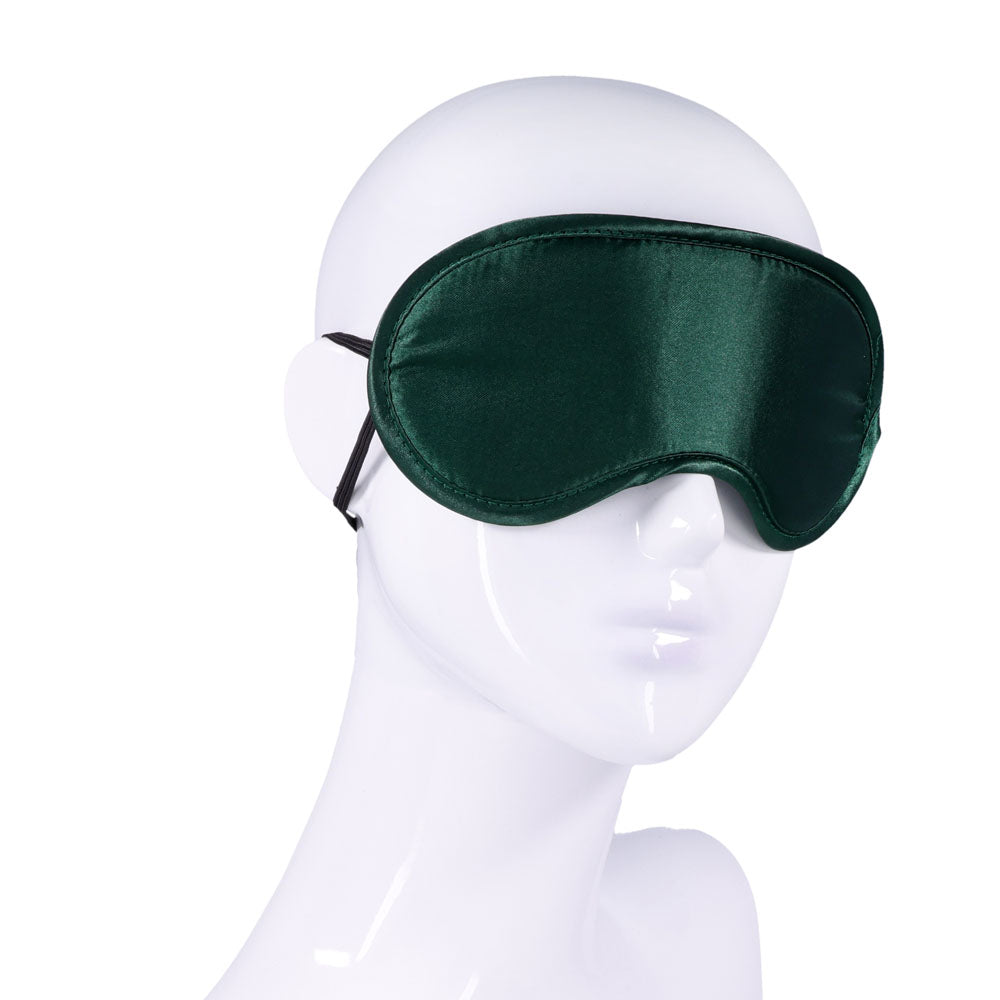 Sex & Mischief Indica Blindfold - Green Eye Mask