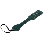 Sex & Mischief Indica Chain Impressions Paddle - Green/Gold Spanking Paddle
