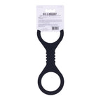 Sex & Mischief Shadow Small Silicone Cuffs - Black Small Restraints