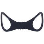 Sex & Mischief Shadow Large Silicone Cuffs - Black Large Restraints
