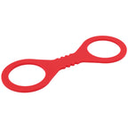 Sex & Mischief Amor Small Silicone Cuffs - Red Small Restraints