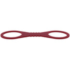 Sex & Mischief Enchanted Large Silicone Cuffs - Burgundy Large Restraints