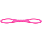 Sex & Mischief Large Hot Pink Silicone Cuffs - Hot Pink Large Restraints