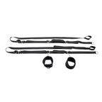 S&M Anywhere You Dare Bondage Restraint System - Black Restraint Set