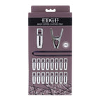 EDGE Body Zipper Clothes Pins - Chrome Chrome Pins - Set of 16