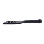 EDGE FUCK TOY Silicone Paddle - Black Silicone Spanking Paddle