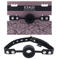EDGE Silicone Ring Gag - Black Mouth Restraint