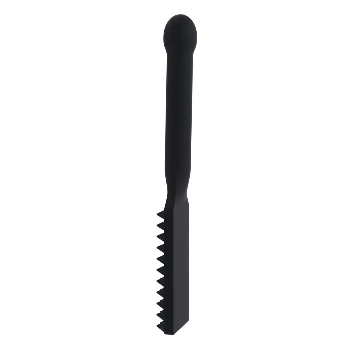 EDGE Spiked Silicone Paddle - Black Spanking Paddle with Insertable Handle