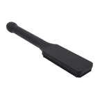 EDGE Pins & Needles Silicone Paddle - Black Spanking Paddle with Insertable Handle