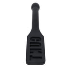 EDGE CUNT Silicone Paddle - Black Silicone Paddle with Insertable Handle