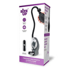 Size Up Vibrating Mini Pussy & Clitoral Pump - Clear USB Rechargeable Vibrating Vaginal and Clitoral Pump