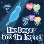 Unihorn of the Sea - Neigh Mo - The Narwhal - Blue USB Rechargeable Dual Motor Stimulator