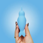 Unihorn of the Sea - Neigh Mo - The Narwhal - Blue USB Rechargeable Dual Motor Stimulator
