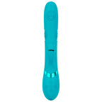 VIVE Fiore - Blue 25 cm USB Rechargeable Tapping Rabbit Vibrator