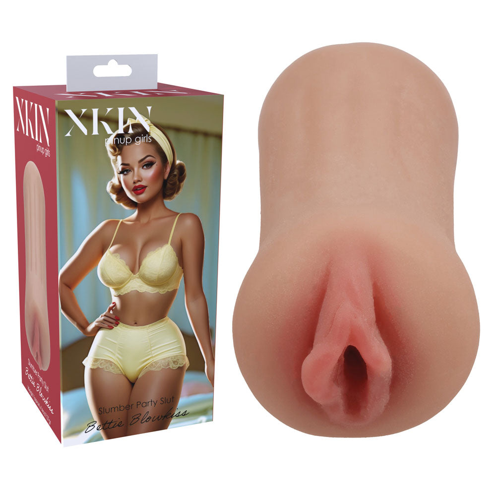 XKIN PinUp Girls - Bettie Blowkiss - Tan 12 cm Vagina Stroker