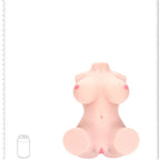 XKIN Bodyforms - Aveline Luxe - Flesh Lifelike Mini Torso Masturbator