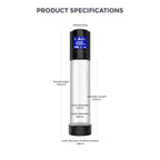 LuvPump Smart Penis Pump - Clear USB Rechargeable Automatic Penis Pump