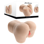 Zero Tolerance ROCK MY WORLD - Flesh USB Rechargeable Doggy Style Thrusting Mini Torso Masturbator